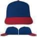 USA Made Navy-Red Prostyle Structured Cap