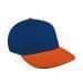 Navy Prostyle Structured-Orange Button, Visor