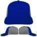 USA Made Royal Blue-Light Gray Prostyle Structured Cap