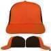 USA Made Orange-Black Prostyle Structured Cap