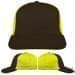 USA Made Black-Safety Green Prostyle Structured Cap