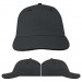 Dark Gray-Black Domestic Snapback Dad Cap VIRTUAL Image