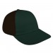 Hunter Green-Black Domestic Snapback Dad Cap 3Q Image