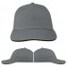 Light Gray-Black Domestic Slide Buckle Dad Cap VIRTUAL Image