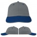 Light Gray-Navy Domestic Velcro Dad Cap VIRTUAL Image