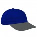 Royal Blue-Light Gray Domestic Velcro Dad Cap 3Q Image