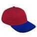 Red Unstructured "Dad"-Royal Blue Visor, Eyelets