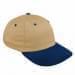 Khaki Unstructured "Dad"-Navy Visor, Eyelets