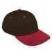 Black Unstructured "Dad"-Red Visor, Eyelets