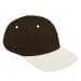 Black Unstructured "Dad"-White Visor, Eyelets