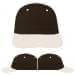 USA Made Black-White Unstructured "Dad" Cap