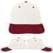 USA Made White-Red Unstructured "Dad" Cap