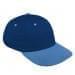 Navy Unstructured "Dad"-Light Blue Visor, Eyelets