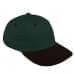 Hunter Green Unstructured "Dad"-Black Visor, Eyelets