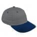 Light Gray Unstructured "Dad"-Navy Visor, Eyelets