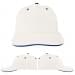 USA Made White-Navy Unstructured "Dad" Cap