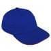 Royal Blue-Red Brushed Self Strap Dad Cap