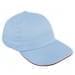 Light Blue-Red Wool Velcro Dad Cap