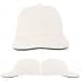 White-Hunter Green Denim Velcro Dad Cap, Virtual Image