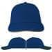 Navy-Khaki Ripstop Leather Dad Cap, Virtual Image