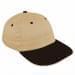 Khaki Unstructured "Dad"-Black Visor, Eyelets