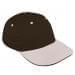 Black Unstructured "Dad"-Putty Visor, Eyelets