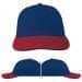 USA Made Navy-Red Unstructured "Dad" Cap