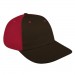Black-Red Brushed Slide Buckle Dad Cap 3Q Image