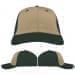 USA Made Khaki-Hunter Green Unstructured "Dad" Cap