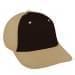 Black Unstructured "Dad"-Khaki Back Half, Visor