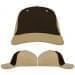 USA Made Black-Khaki Unstructured "Dad" Cap