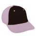Black Unstructured "Dad"-Pink Back Half, Visor