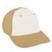 White Unstructured "Dad"-Khaki Back Half, Visor