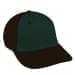 Hunter Green Unstructured "Dad"-Black Back Half, Visor