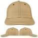 USA Made Khaki-Black Unstructured "Dad" Cap