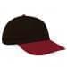 Black Unstructured "Dad"-Red Button, Visor