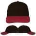 USA Made Black-Red Unstructured "Dad" Cap