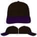 USA Made Black-Purple Unstructured "Dad" Cap