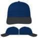 USA Made Navy-Dark Gray Unstructured "Dad" Cap