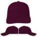 USA Made Burgundy Unstructured "Dad" Cap