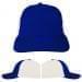 USA Made Royal Blue-White Unstructured "Dad" Cap