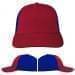 USA Made Red-Royal Blue Unstructured "Dad" Cap