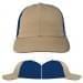 USA Made Khaki-Navy Unstructured "Dad" Cap