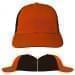 USA Made Blaze Orange-Black Unstructured "Dad" Cap
