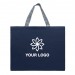 Screen Printed USA Made Navy/Graphite Zipper Pocket Dyed Canvas T Bottom