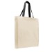 USA Made Natural/Black Zipper Pocket Natural Canvas T Bottom 3Q USA Made Natural/Black Zipper Pocket Natural Canvas T Bottom 3Q