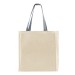 USA Made Natural/Graphite Deluxe Long Handle Zip Top Natural Gusset