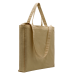 USA Made Natural Natural Canvas T Bottom Shoulder Carry Tote 3Q
