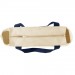 USA Made Natural/Navy Zipper Top Natural Canvas Gusset Zipper Top
