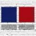 Royal Blue-Red Brushed Cotton Swatches